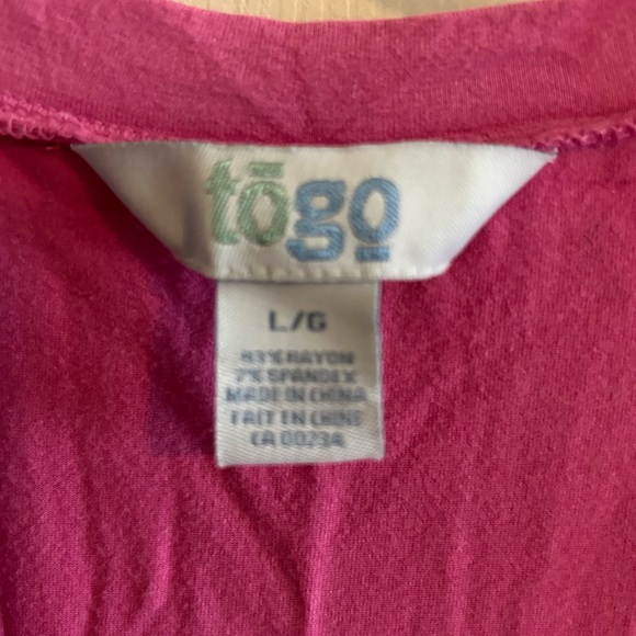 Pink V neck Tank - Picture 2 of 2